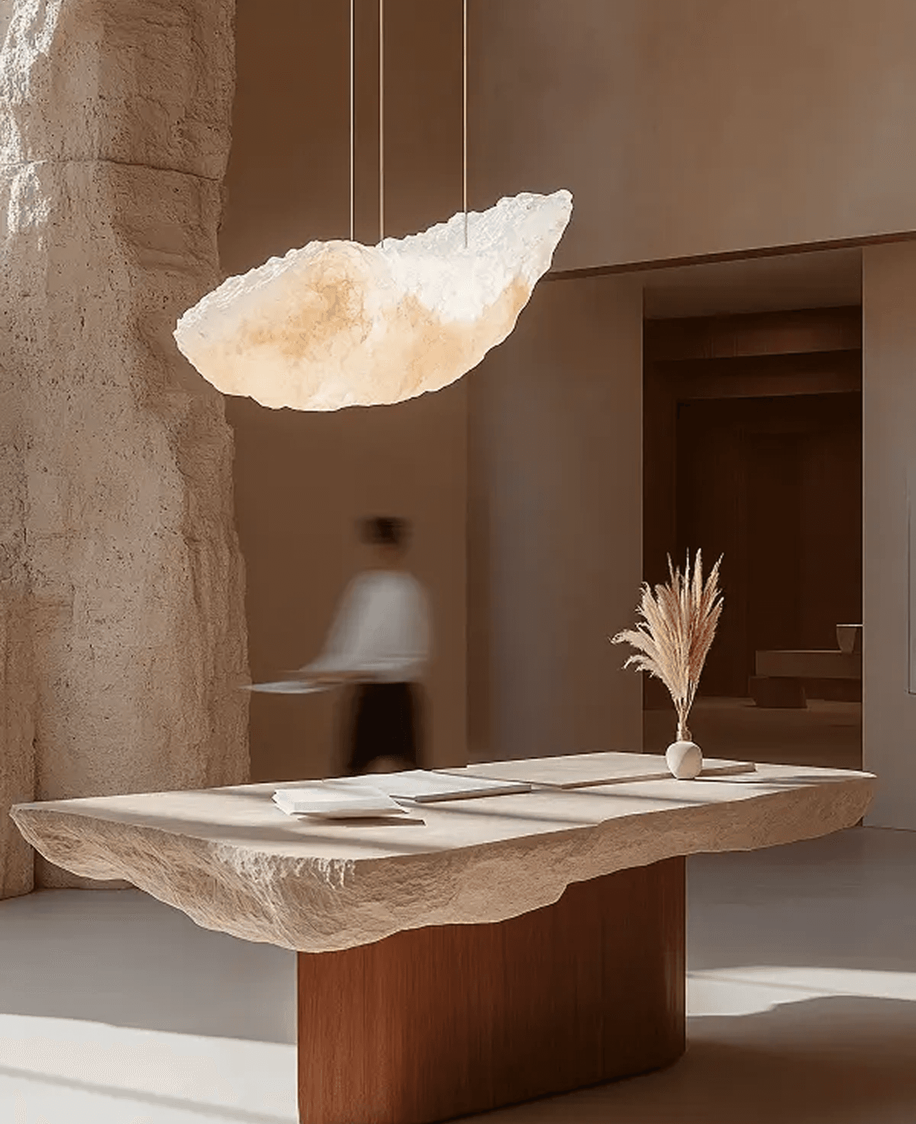 Interior stone table