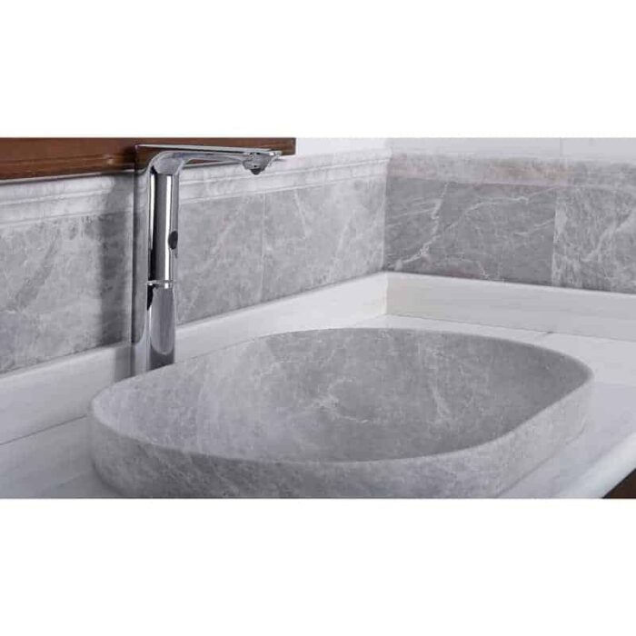 Nordic Grey Tile Washbasin
