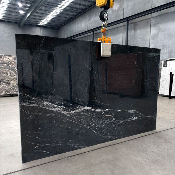 Persian Nero Marquina Slab