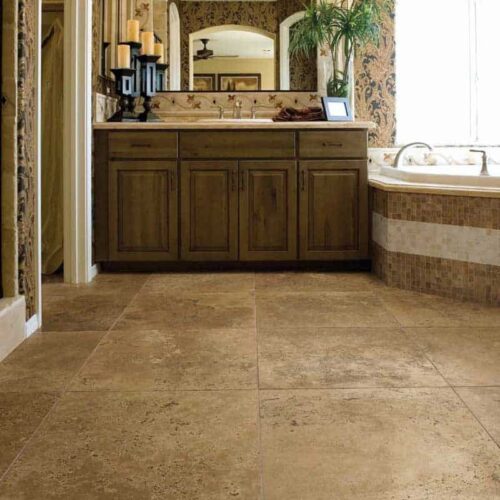 Travertine Noce Honed Floor