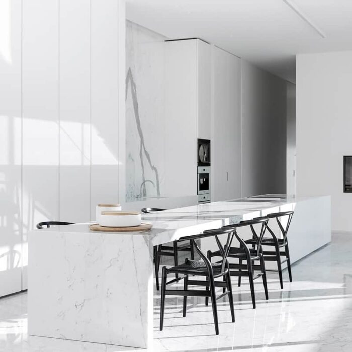 Bianco Carrara Basin Flooring & Countertop