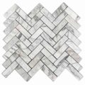 StoneMart Bianco Cielo Mosaic - Herringbone