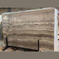 Stone Mart Silver Travertine Slab - Vein Cut