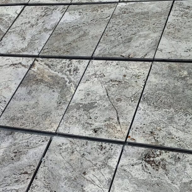 Silver Travertine Pavers