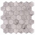 StoneMart Tundra Grey Mosaic - Hexagonal