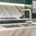 Colorado Gold Slab Kitchen 11
