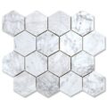 Bianco-Carrara-75-Hexagonal-Mosaic-1
