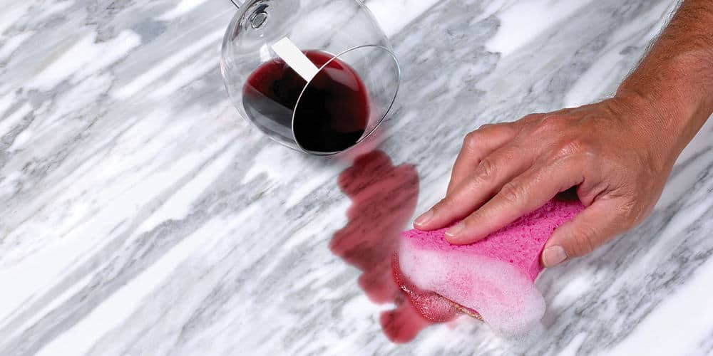 Natural Stone Stains Easily