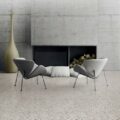 Terazzo Stone Earth Matt Floor Livingroom