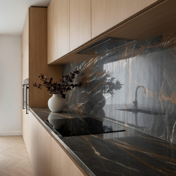 Golden Lux Marble Kitchen1