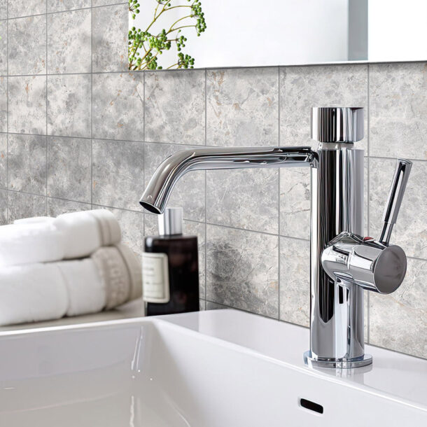 Tundra Grey Square Mosaic Porcelain