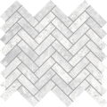 Tundra White Herringbone Mosaic Porcelain 4