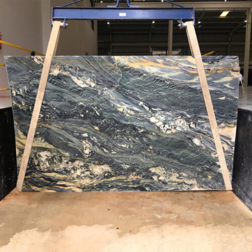 Explosion Blue Quartzite Slab 13