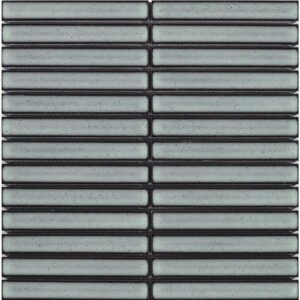 Light Grey Finger Mosaic – Concave Speckle