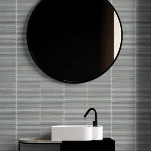 Light Grey Finger Mosaic – Concave Speckle