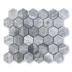 Haisa Black Mosaic Hexagon