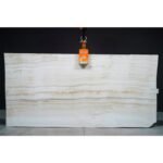 Pearl White Onyx – Vein Cut