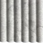 New Tundra Grey Fluted Trim – Honed