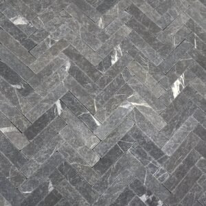 Pietra Grey – Herringbone, Tumbled