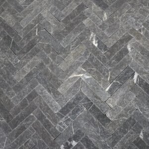 Pietra Grey – Herringbone, Tumbled
