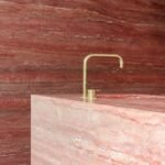 Rosso Travertine Slab – Honed