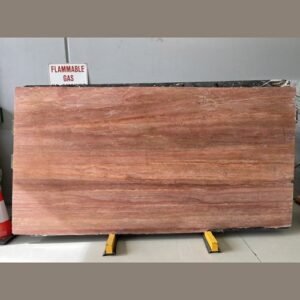 Rosso Travertine Slab – Honed