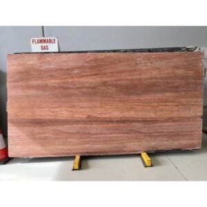 Rosso Travertine Slab – Honed