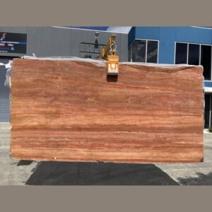 Rosso Travertine Slab – Polished