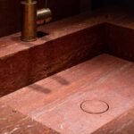Rosso Travertine Slab – Honed