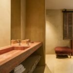 Rosso Travertine Slab – Honed