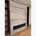 Royal Silver Travertine Slab