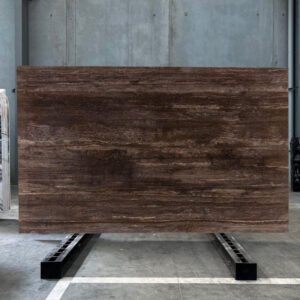 Titanium Travertine Honed – Vein Cut