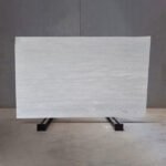 Travertino Argento Slab – Vein Cut