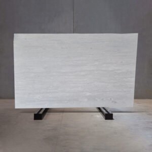 Travertino Argento Slab – Vein Cut