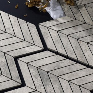 Tundra Grey Mosaic – Chevron
