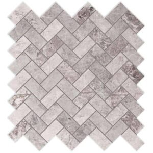 Tundra Grey Mosaic – Herringbone