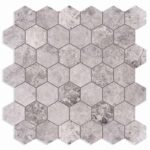 Tundra Grey Mosaic – Hexagonal