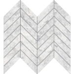 Tundra White Mosaic – Chevron