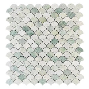 Tuscany Green Mosaic Fish Scale