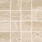 Classic Travertine Mosaic – Large Square