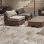 Silver Travertine – Cross Cut