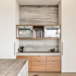 Silver Travertine Slab – Vein Cut